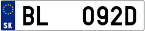 Truck License Plate